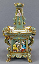Old Paris Jacob Petit Style Chinoiserie Green & Gold Pagoda & Dragons Perfume A picture