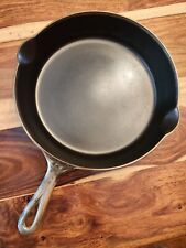 Griswold No. 9 Cast Iron Skillet, Plated, Large Block Logo, 710, Fully Restored picture