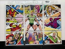 2011 Rittenhouse Marvel Universe The Korvac Saga Set Of 9 Puzzle Cards #1-9 picture