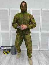 Suit camouflage tactical mesh multicam + buff with a hood army military picture