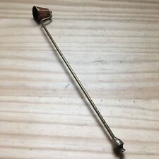 Vintage 1950s Bell Shape Copper Candle Snuffer w/ Brass handle 12