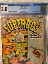 SUPERBOY #85 CGC 3.0 (12/60) ( 3763019005) president Lincoln and Luthor app picture