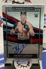 WWE Panini Impeccable Stainless Stars Auto BROCK LESNAR /99 SS-BLS picture
