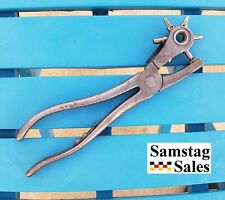 Old Rotating Leather Punch Pliers for Parts Needs Restoration picture