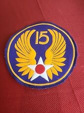 Large 15th Army Air Force Souvenir Style Patch 10.5 Inches picture