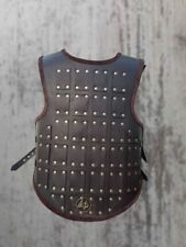 Medieval BROWN leather Mercenarie Brigandine Armor, Viking SCA renaissance Larp picture