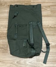 USGI Duffle Bag USGI OD Green Nylon Sea Bag Carry Straps Duffel Bag VGC No Paint picture