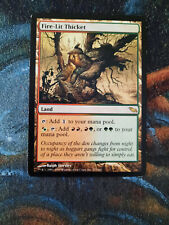 MTG Magic the Gathering - Fire-Lit Thicket - Shadowmoor Original Print - EX/LP picture