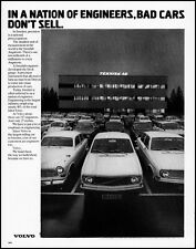 1972 Volvo Cars Teknisk AB engineering offices Sweden retro photo print ad LA4 picture