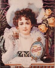 Vintage Drink Coca-Cola 5 Cents Poster 20 X 16 picture