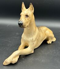 Great Dane Reclining Figurine Signed by Edward Marshall Boehm 1951 picture