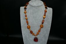 Beautiful Authentic Vintage Baltic Egg Yolk Amber Necklace Weighing 20.0 Grams picture