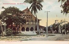Key West FL Florida Governor's Building Mansion Early 1900s Vtg Postcard P1 picture