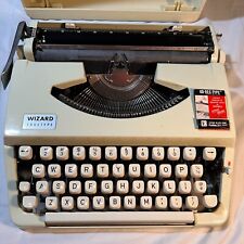 Vintage Brother Wizard Truetype Portable  Manual Typewriter Mid 1960's picture