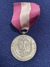 WWI Poland Medal for Long Service - XX 20 Years - 1938 - Original - RARE picture