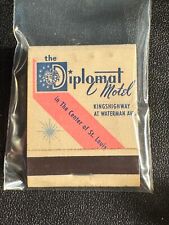 MATCHBOOK - THE DIPLOMAT MOTEL - ST. LOUIS, MO - UNSTRUCK picture
