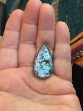 VINTAGE CRIPPLE CREEK TURQUOISE STERLING ARROW RING SIZE 9 picture