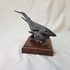 Michael Ricker Pewter Sea Life I Series - Blue Whales 1990 
