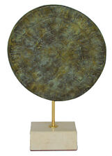 Phaistos disc Bronze sculpture museum reproduction - Palace of Knossos - Minoan picture