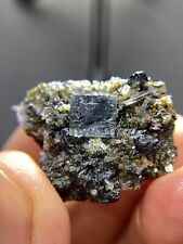 11.6g Exquisite transparent cubic fluorite coated bismuth perfect mineral/China picture