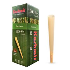 Kashmir Pre Rolled Cones 1000 King Size Bamboo Slow Burning Rolling Paper Cones picture