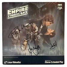 Harrison Ford Mark Hamill Billy Dee Signed Star Wars Empire Strikes Back Laser picture