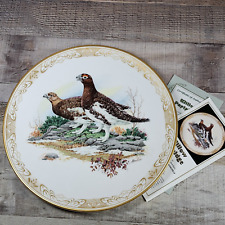Boehm Game Birds Collector Plate North America Willow Partridge picture