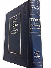 Hebrew Spanish Judaica TORAH Pentateuch and Haftarot Book Bible Judaica israel picture