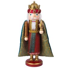14 Inch King Wooden Christmas Nutcracker, Traditional Islamic Wooden Nutcrack... picture