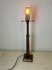 Vintage Simpich Lamp Post - Lights Up Light Post Christmas Village Carolers picture
