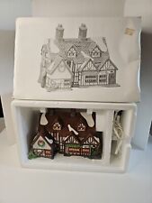 VTG 1991 Department 56 Dickens Village Ashbury Inn Christmas House #5555-7 Boxed picture