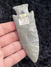 4 1/2” Knobbed Hardin PICTURED Ex Gary Noel Hornstone Arrowhead Indian Artifact picture