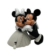 Disney Mickey And Minnie Mouse Wedding Day Wind Up Dancing Figures Works Great picture