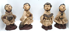 4 Vintage Church Resin Choir/Altar Boys Childrens Religious Figures 6.3