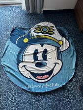 Disney Cruise Line DCL 25th Anniversary Mickey Round Beach Towel Castaway Club picture