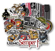 USMC Marine Corps Veterans Stickers - Patriotic Stickers for Cars, Laptop, other picture