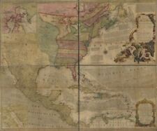 1763 Map of North America | Baffin | Hudson Bay | North America Map Reproduction picture