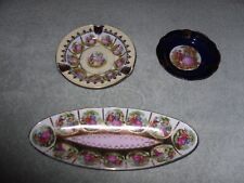 VINTAGE ROYAL VIENNA RELISH TRAY BEEHIV 2 E LOVE STORY, W. GERMANY, LIMOGES picture