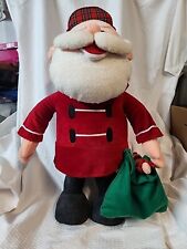 Rudolph Island Of Misfit Toys Santa 23” Plush with Rag Doll RARE 1999 RARE picture