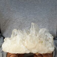 4.47lb Natural White Quartz Crystal Cluster Healing Himalaya Mineral Specimen picture