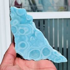 146g Natural High-quality Larimar polished Crystal  Slice Mineral Healing picture