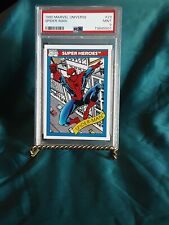 1990 Marvel Universe Spider-Man PSA 9 Mint #29 picture