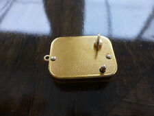 Vintage Swiss Reuge Miniature music box for pendant, Key Chain (Watch Video) picture