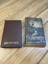 Vintage 1958 Santa Biblica Selecta with Jacket Cover Spanish Bible KG JD picture