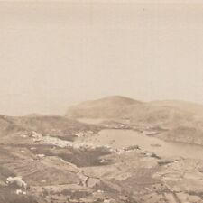 Vintage 1900s RPPC Potamos View From Monastery Island Greece Postcard picture