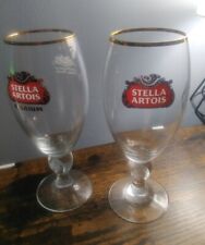 X 2 Stella Artois Chalice Glasses picture