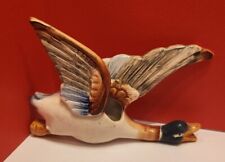  One Vintage Wall Pocket Planter Flying Duck Mallard Occupied Japan picture