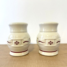 Longaberger Salt & Pepper Shakers - Traditional Red - Original Style USA 6470004 picture