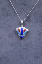 Lotus Flower Amulet Egyptian Necklace Egyptian Pendant Egyptian Ornaments BC picture
