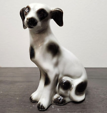 Vintage Dog Figurine Brazil Porcelain Spotted Dalmation Dog 6 3/4